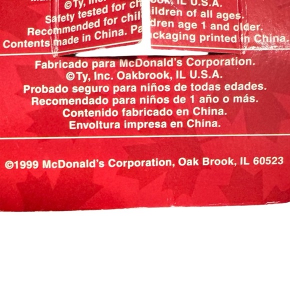 🧸 3/$15 | Maple the Bear Ty Beanie Baby 1999 McDonald’s Exclusive Open Flap - Picture 10 of 10